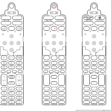 Manufacturer Silicone Button Silicone Button For TV Remote Control 41 Buttons NEFLIX GOOGLE