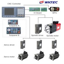 WKTEC similar Syntec CNC Controller 2/3/4/5 Axis Lathe Panel System CNC Controller