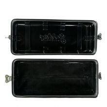 ABS-8US Waterproof and Stackable Plastic Amplifier Aviation Case 8U Flight Rack Case thumbnail-2