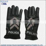 Reflective Leather Traffic Gloves