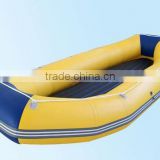 drifting inflatable boat