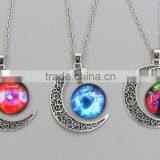 Factory Wholesale Sky Moon Time Necklace Star Cross Jewelry Quality Choice thumbnail-3