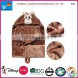 Animal Shaped Baby Kids Plush Fleece Blankets , Plush Blanket For Newborn,Softable Blanket For Baby thumbnail-2