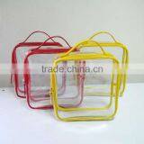 Trendy Transparent PVC Makeup Cosmetic Bag Set Manufacturer