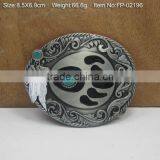 Factory WholesaleMetro Belt Buckle 32mm Nickel Plate thumbnail-1