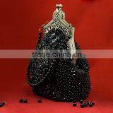 LS-011Wholesale Fashion Pearl Beaded Elegant Cosmetic Bag thumbnail-4