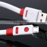 Hot Sale Usb2.0 and Micro Usb 5 Pin Connector Flat Usb Data Charger Cable 5 Pin