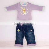 Wholesale Children Suit for Boys Clothes 100% Cotton Long Sleeve 2PCS Kids Clothes thumbnail-2