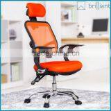 Hot Sale Black Ergonomic Mesh Office Chair With Adjustable Headrest J18 Quality Choice thumbnail-5