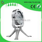 12W LED Round Underwater Light Stainless Steel IP68