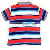 Trendy Baby Kids Wear Stripe Shirts Child Short Sleeve Polo Neck T Shirt thumbnail-6