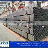 0.8mm thickness galvanized rectangular and square steel pipe/galvanized carbon steel pipe