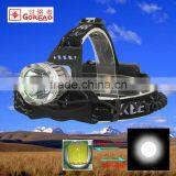 Goread GD19 focusable 18650 high bright xml t6 led headlamp