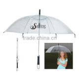 Cheap Transparent Wholesale POE Straight Umbrella China Supplier