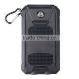 New Products 2016 8000mah Mobile Solar Charger Waterproof Power Bank With Compass thumbnail-4