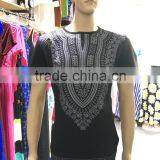 Wholesale Dashiki Supplier Mens Tall Tee Extra Long Side Zip t Shirt thumbnail-3