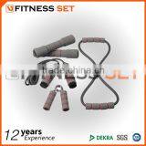 Toning Tube Soft Dumbbell Handgrip Jumprope in Training Set thumbnail-1