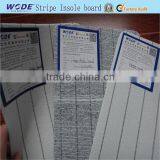 Good Hardness Nonwoven Stripe Insole Board