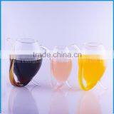 120ml Drinking Glass Wine Cup With Straw thumbnail-4