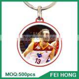 China Supplier Advertising Printed Basketball Souvenir Oem Key Holder thumbnail-3