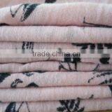 100% Polyester Stretch Printed Poly Spun Knitted Fabric