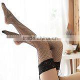 Women's Fishnet Garter Belt Thigh High Stockings thumbnail-2