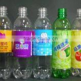 Beverage Bottles Hot Melt Glue Labeling Machine With Plastic Label