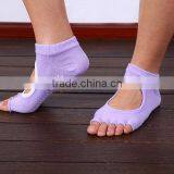 Women's Cute Colorful Pattern Knitting Sports Gym Yoga Comfortable Long Socks thumbnail-5