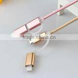 2016 New High Quality Micro Braided Usb Data Cable for Iphone/samsung thumbnail-4
