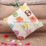 2015 Cotton and Linen Cartoon Cute Bird Sofa Cushion Cover American Country Creative Pillowcase thumbnail-3