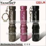 Waterproof Mini Led Flashlight TANK007 E09,I1918 Led Waterproof Solar Hybrid Torch