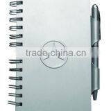 Aluminum Cover Note Pad With Pen