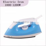 Plastic Dry Ironing Function Electric Iron 1000-1200W (WSD-038)