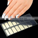 16PCS Silver Nail Art Armour Foil Wraps Patch Series HN1251