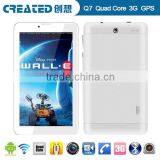 7 Inch Quad Core Tablet pc With 3g Phone Call(X7Q)
