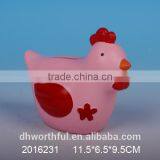 Novelty cock design ceramic money bank