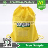 Lead Free Practical Recyclable Drawstring Bag/draw string duffle bag