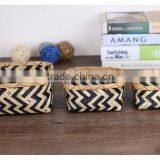 Bamboo Woven Mini Desk Storage Basket thumbnail-2