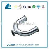 Sanitary Clamp U Type 3 Way Weld Elbow