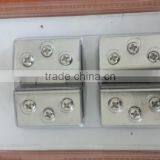 HJ-068 Best Price 10cm Square Stainless Steel Double Hinge China Supplier Glass Hinge thumbnail-5