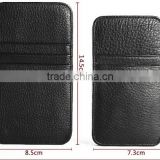 High Quality 3 card slot phone case Cowhide Leather Phone Case Wallet