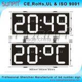 Africa Outdoor Red LED Time and Temp Signs and Digital Wall Clock Time Display thumbnail-3