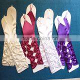 2015 Stretch Satin Fingertips Elbow Length Wedding Gloves thumbnail-4