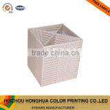 PU Leather File Decoration Stationary Cardboard Folder Paper File Box With Reference Card thumbnail-5