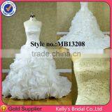 New Fashion Organza Ruffle Skirt Prom Dress Long Wedding Dress 2014 thumbnail-1
