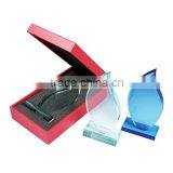 Paper Gift Box for Acrylic With Satin Inset