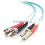 3m LC-ST 10Gb 50/125 OM3 Duplex Multimode PVC Fiber Optic Cable