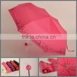 21"x8 ribs 3 fold factory manufacturer chinese umbrella
