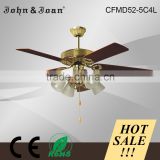Elegant Decorate 52 inch Ceiling Fan With Light