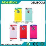 PC+TPU Combination Case for IPhone 6, Colorful TPU Protective Case for IPhone 6 4.7 Inch Back Cover thumbnail-1